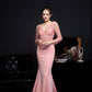 Giovanna Diamond Lace Fishtail Occasion Gown