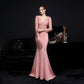 Giovanna Diamond Lace Fishtail Occasion Gown