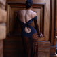 Veronica Leopard Print Off-Shoulder Party Dress