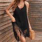 Summer Beach Cover up Tassel Bikini Beach Overskirt Beachwear Dresses