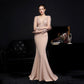 Giovanna Diamond Lace Fishtail Occasion Gown