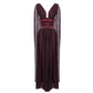 Anna Sleeveless Deep V Plunge Chiffon Evening Dress