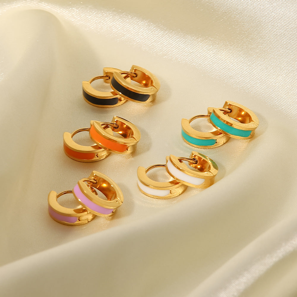 Aurora Geometric Hoop Earrings
