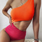 Sexy Swimsuit Triangle One Piece Bikini Hollow Thin Cover Belly Spring Vacation Swimsuit Women