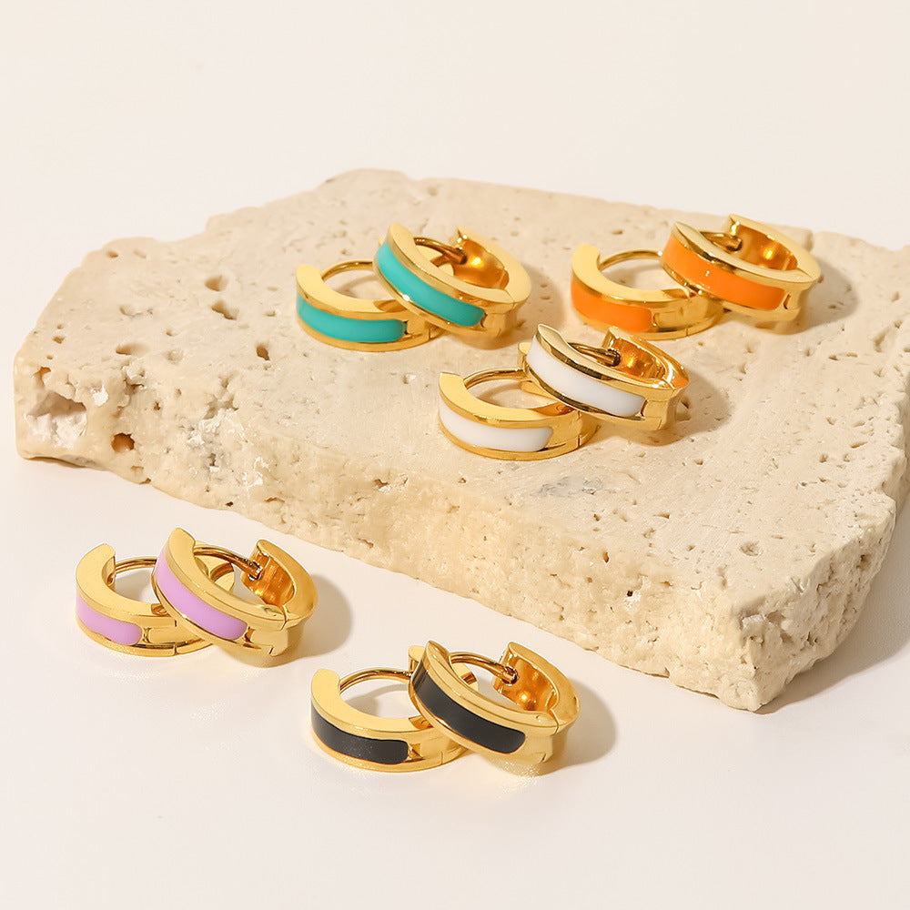 Aurora Geometric Hoop Earrings