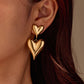 Aurora Heart Glow Tassel Earrings