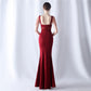 Cristiana Beaded Illusion Occasion Gown