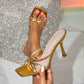 Popular French High Heel Flip Flops Outerwear Summer Flip Flops Sandals