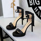 French Super High Heel Open Toe Platform with Back Big Bow Satin Outdoor Sandals Women