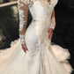 Mariangela Trailing White Temperament Wedding Dress