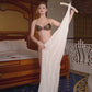 Abito da sposa retrò, abito da brindisi, abito bianco, cheongsam, abito da sera slim fit