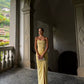Serena Pleated Split Occasion Dress