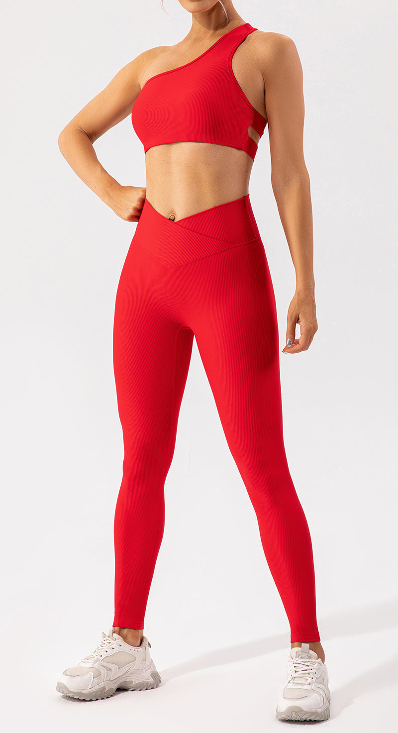 Printemps nu sensation exercice sangle beauté dos exercice corps étreignant costume course respirant séchage rapide Yoga vêtements femmes