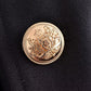 Belt Button Decoration Slim Fit Figure Flattering Blazer Coat