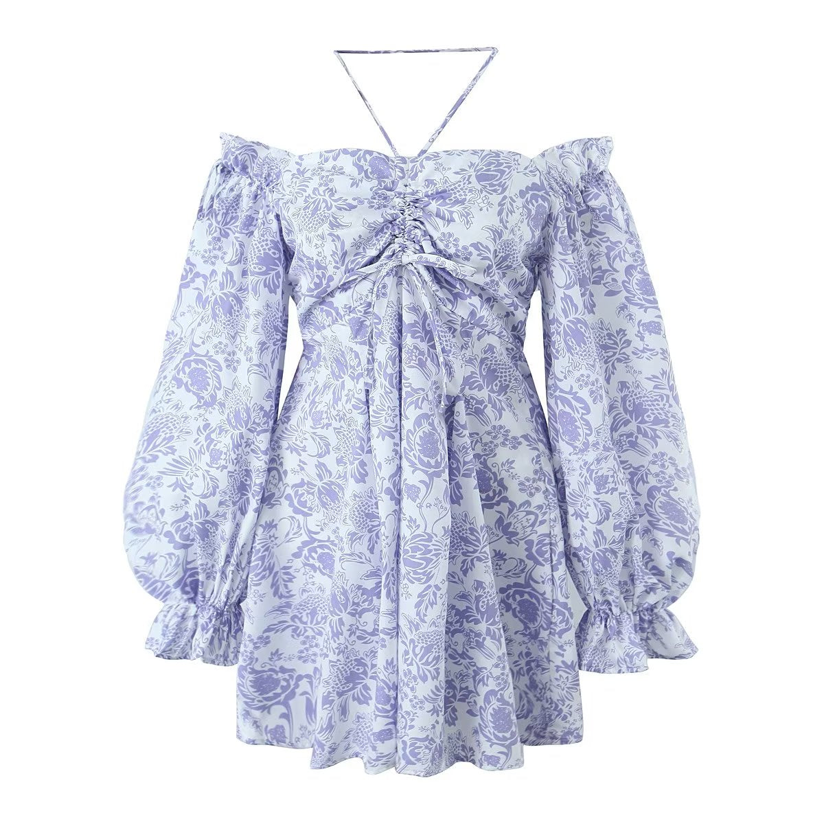Large Maryangel Rebel swing dress featuring a spring floral design and a cinched waist, perfect for warm weather outings.
