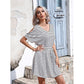 Maryangel Rebel women's slim striped dress for spring and summer, featuring a stylish design and vibrant colors.