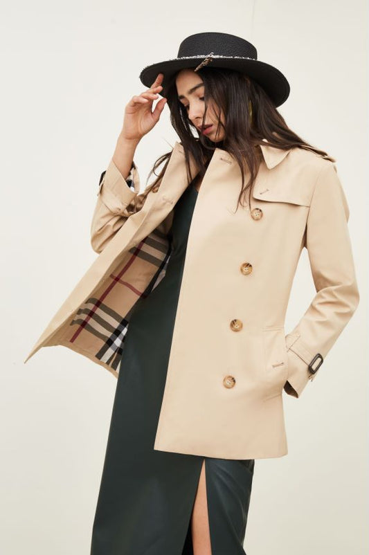 Element Trench Coat for Women Mid Length Fried Street Small British Coat Women