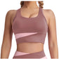 Sports Underwear Shockproof Push up Wireless Workout Bra Training Running Yoga Clothes Top