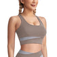 Sports Underwear Shockproof Push up Wireless Workout Bra Training Running Yoga Clothes Top