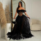 Amara Sleeveless Wrap Mesh Maxi Party Dress