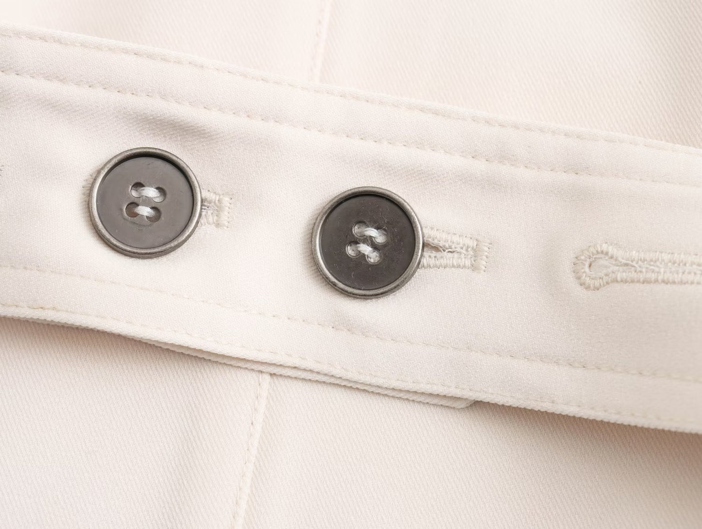 Women Clothing French With Multi Purpose Belt Straight Cut Blazer