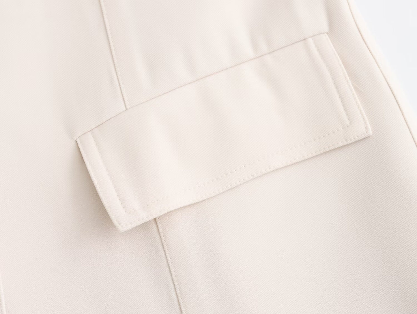 Women Clothing French With Multi Purpose Belt Straight Cut Blazer