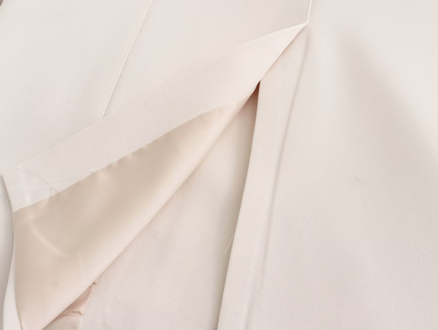 Women Clothing French With Multi Purpose Belt Straight Cut Blazer