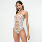 Arrival Mesh See-through Printing One-Piece Sexy Underwear