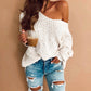 Women Pullover Hoodie Coat Knitted Sweater