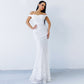 Maryangel Rebel women's sexy sequined tube top fishtail dress, perfect for banquets and formal events.