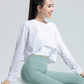 Sports Top Women Long Sleeve Loose T-shirt Running Yoga Clothes Workout Clothes Quick Drying Clothes Blouse