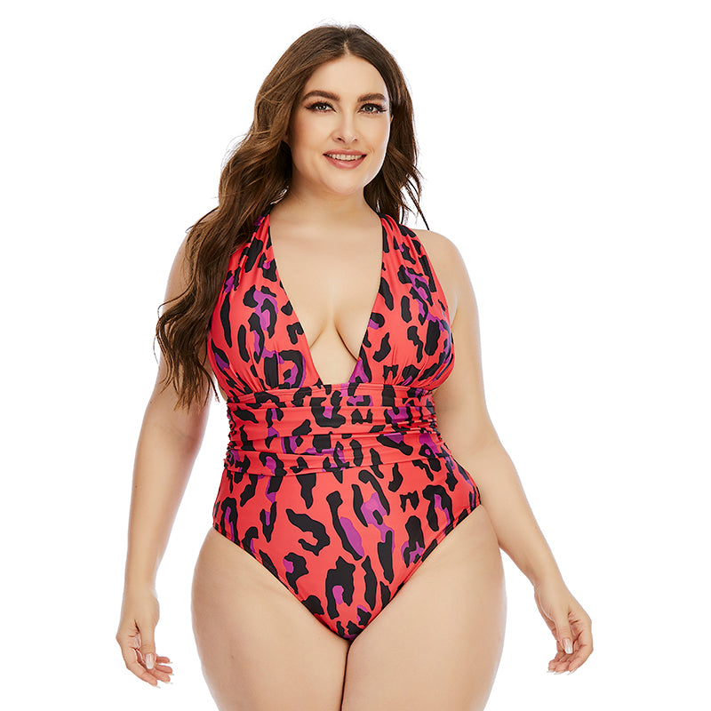 Plus Size New One-Piece Swimsuit  Woman  Swimsuit Extra Large  Swimsuit