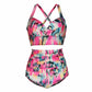 Plus Size Bikini Swimsuit Printed plus-Sized High Waist Woman Bikini Swimsuit