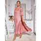 Sling Pyjamas Femmes Deux Pièces Ensemble Longue Robe Soie Haute Qualité Home Wear Set