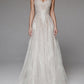 Maryangel Rebel women's V neck maxi dress featuring sexy straps and intricate embroidery, perfect for weddings.