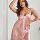 Valeria Ice Silk Silk Suspenders Pajamas Nightdress