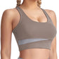Sports Underwear Shockproof Push up Wireless Workout Bra Training Running Yoga Clothes Top