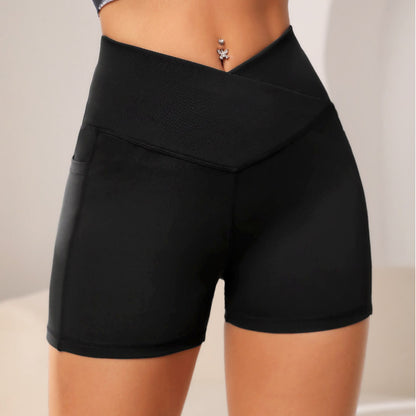 Sports Yoga Primer Shorts Évacuation de l'humidité Séchage rapide Respirant Running Shorts d'entraînement