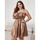 Plus size women's lace-up tube top high waist summer dress by Maryangel Rebel, featuring a stylish and flattering design.