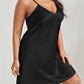 Valeria Ice Silk Silk Suspenders Pajamas Nightdress
