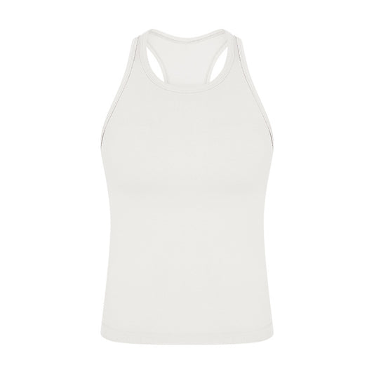 Antibacterial Deodorant Close Fitting Slimming Yoga Vest Women High Elastic Nude Feel Sports Fitness Yoga Wear