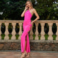 Giulietta Halter Cut-Out Backless Party Dress