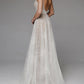 Maryangel Rebel women's V neck maxi dress featuring sexy straps and intricate embroidery, perfect for weddings.