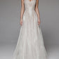 Maryangel Rebel women's V neck maxi dress with embroidery, featuring a sleeveless and sexy design ideal for weddings.