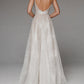 Maryangel Rebel sleeveless V-neck maxi dress with embroidery, featuring a sexy design perfect for weddings.