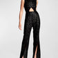 Eva Noir Sequin Party Sleeveless Jumpsuit