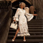 Maryangel Rebel women's beaded dress with lace embroidery, perfect for weddings and cocktail parties.