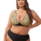Fossacesia Printed High Waist Split Bikini